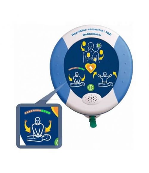 DEFIBRILLATORE SEMIAUTOMATICO HEARTSINE SAMARITAN PAD 500P